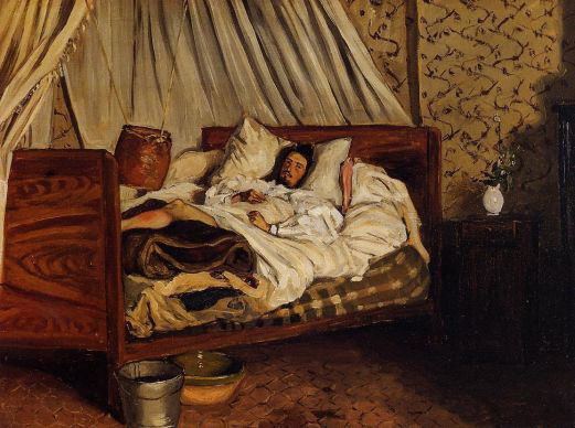 Frederic Bazille Monet after His Accident at the Inn of Chailly